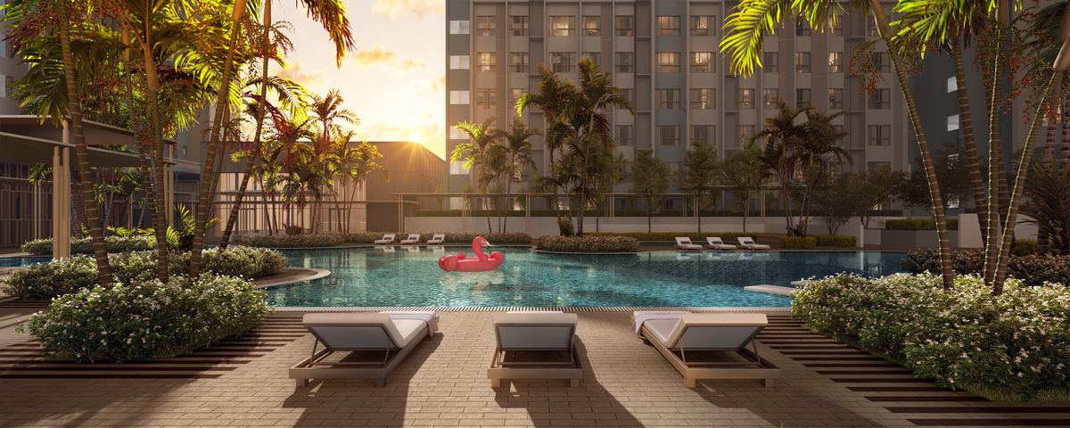 The Kingswoodz, Sunset pool deck