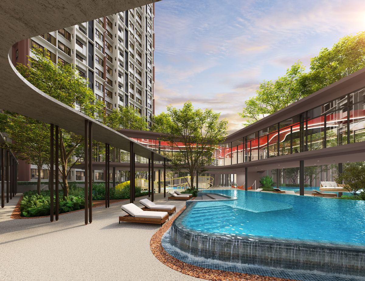 The Queenswoodz, Courtyard pool